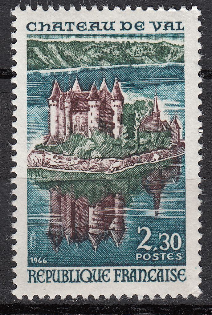 FRANCE TIMBRE NEUF N 1506 CHATEAU DE VAL LANOBRE CANTAL 401079032195