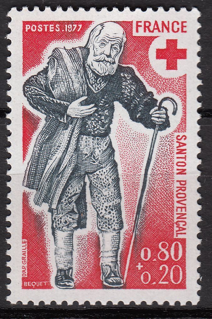 FRANCE TIMBRE NEUF N 1959 CROIX ROUGE SANTON DE PROVENCE LE CHEMINEAU 401026291305