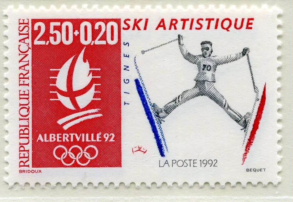 FRANCE TIMBRE NEUF N 2709 JEUX OLYMPIQUE SKI ARTISTIQUE 121492925075