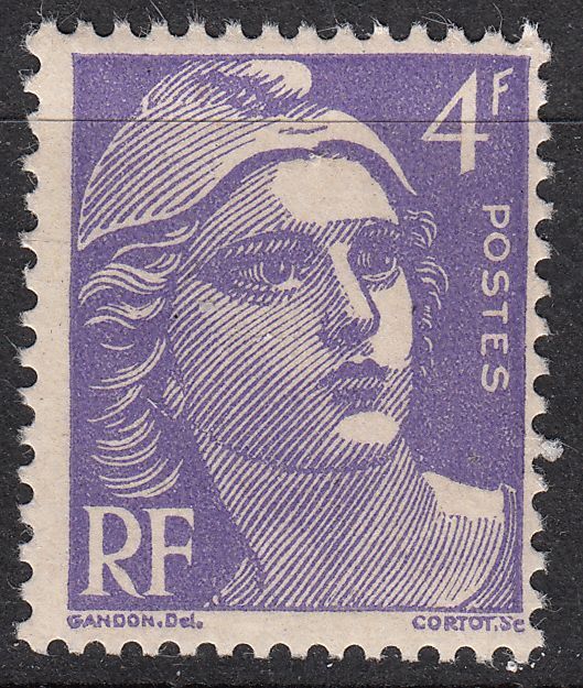 FRANCE TIMBRE NEUF N° 718 MARIANNE DE GANDON