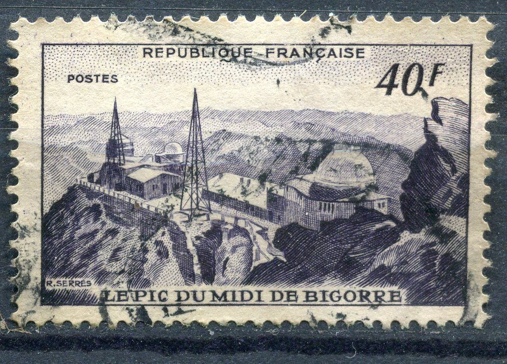 FRANCE TIMBRE OBL N 916 PIC DU MIDI DE BIGORRE ET OBSERVATOIRE 120968950185