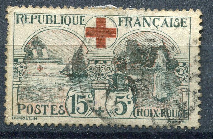 FRANCE TIMBRE OBLITERE N 156 CROIX ROUGE 400396329335