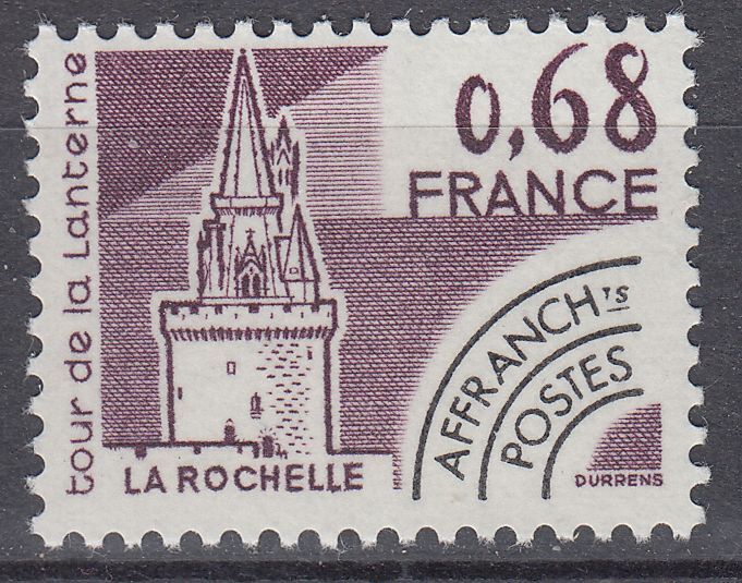 FRANCE TIMBRE PREOBLITERE OBL N 162 TOUR DE LA LANTERNE LA ROCHELLE 123554641805