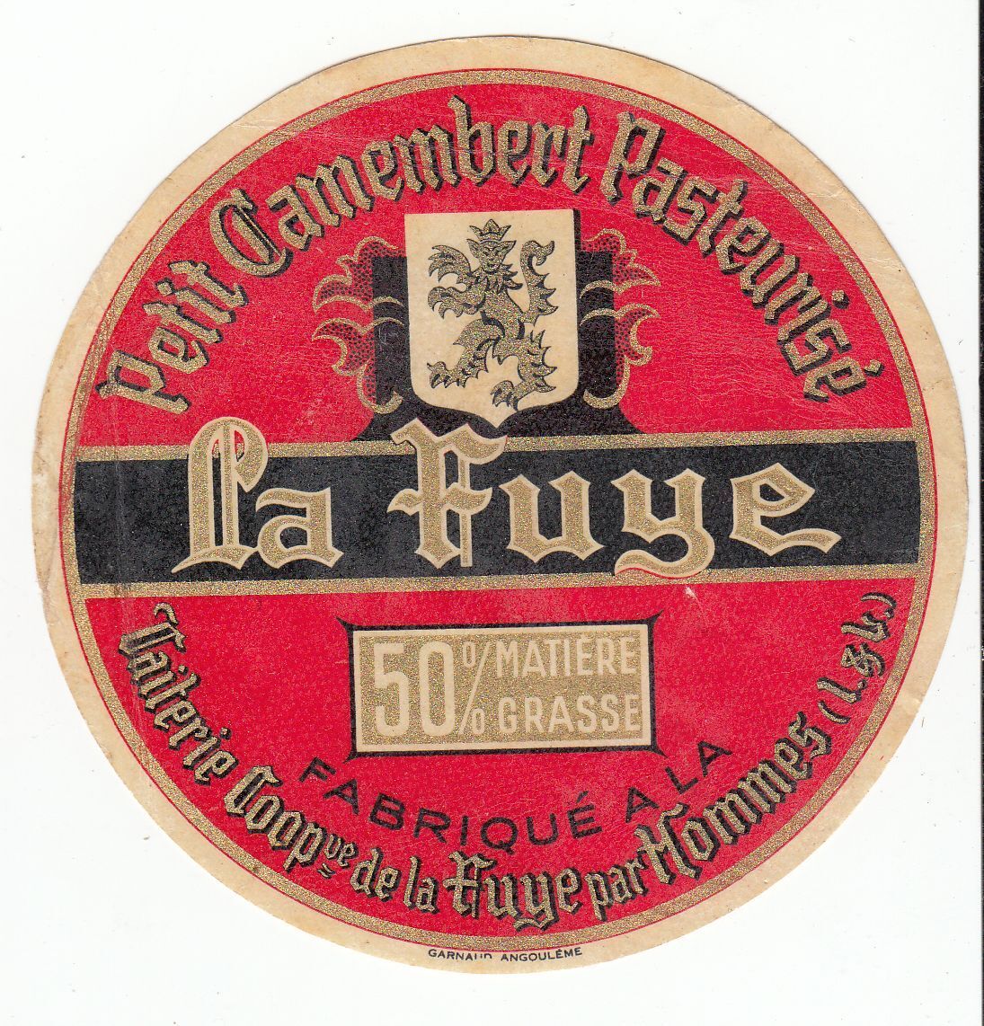 FROMAGE PETIT CAMEMBERT LA FUYE BLASON 400927941535