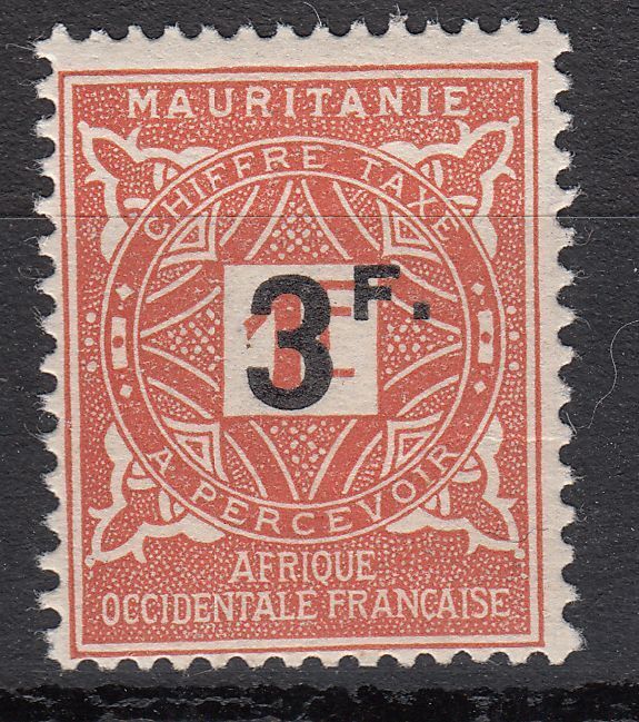 MAURITANIE TIMBRE COLONIE FRANCE NEUF N 26 TAXE 401072678535