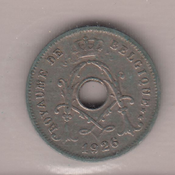 MONNAIE 5 CENTIMES 1926 BELGIQUE 122928527685