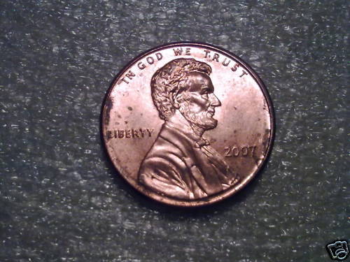 ONE CENT USA 2007 110613369225