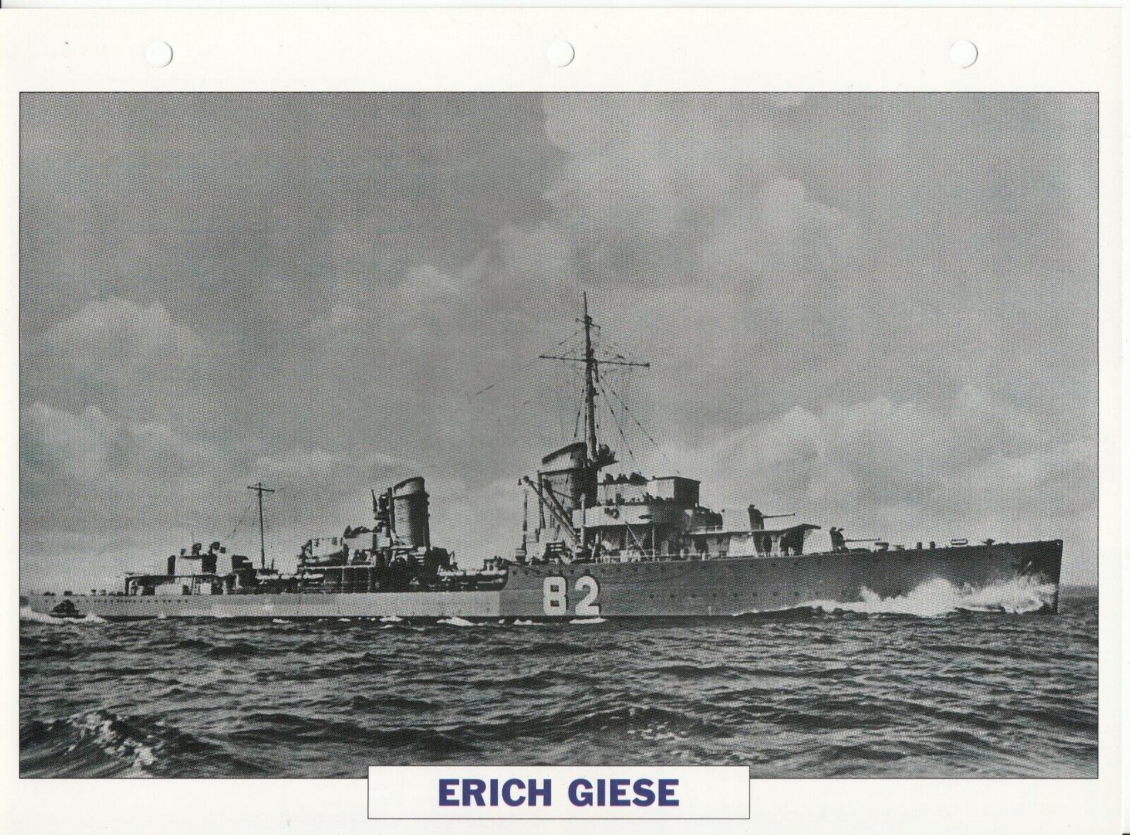 PHOTO BATEAU MILITAIRE CONTRE TORPILLEUR ERIC GIESE ALLEMAGNE 1936 123768034225