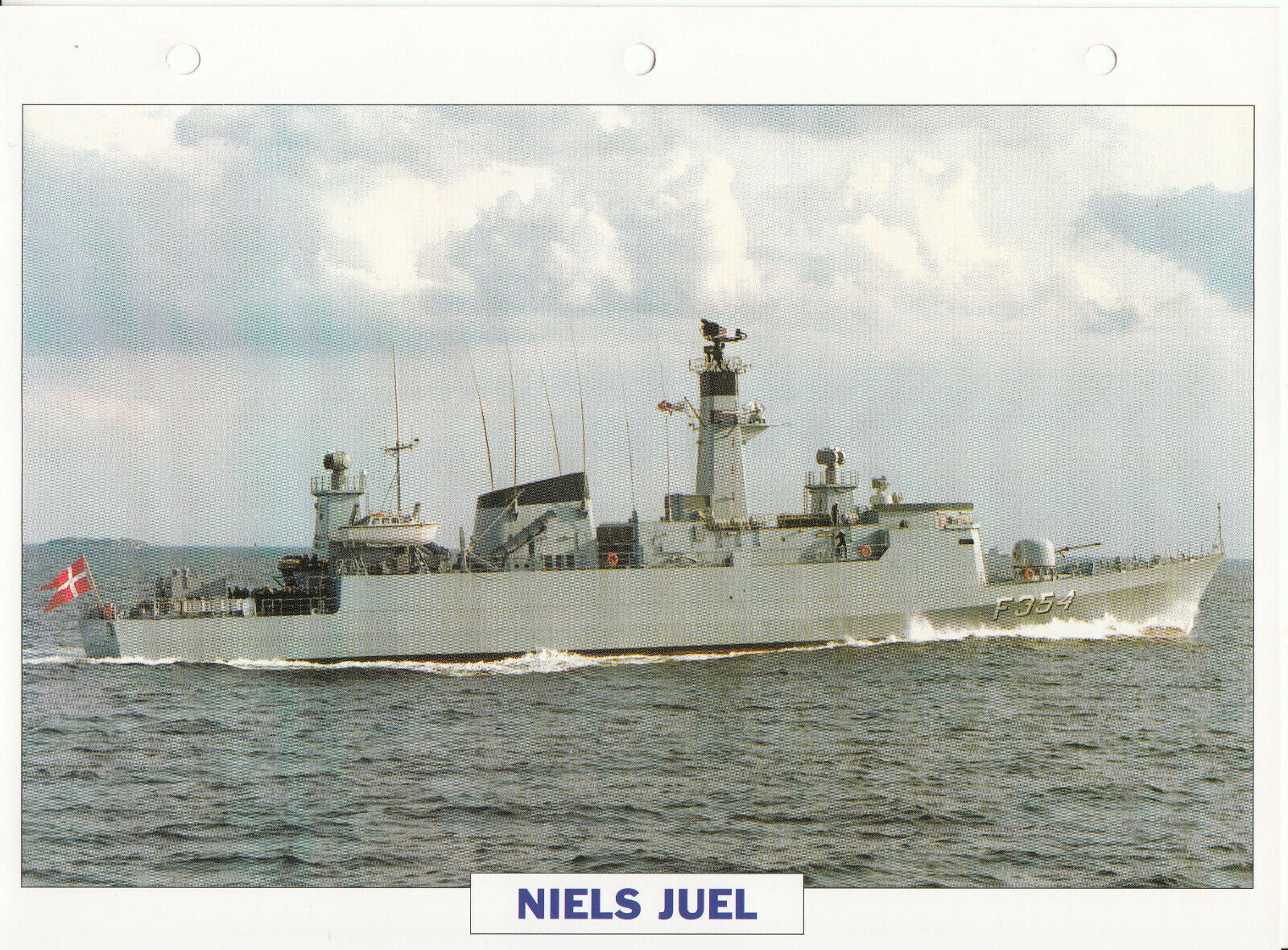 PHOTO BATEAU MILITAIRE FREGATE NIELS JUEL DANEMARK 1978 123792999665