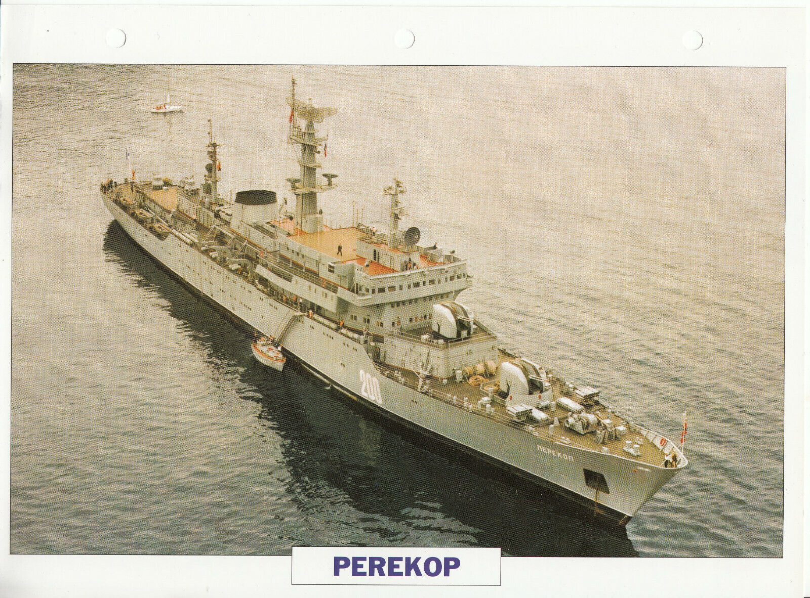 PHOTO BATEAU MILITAIRE NAVIRE ECOLE PEREKOP RUSSIE 1975 401771439345