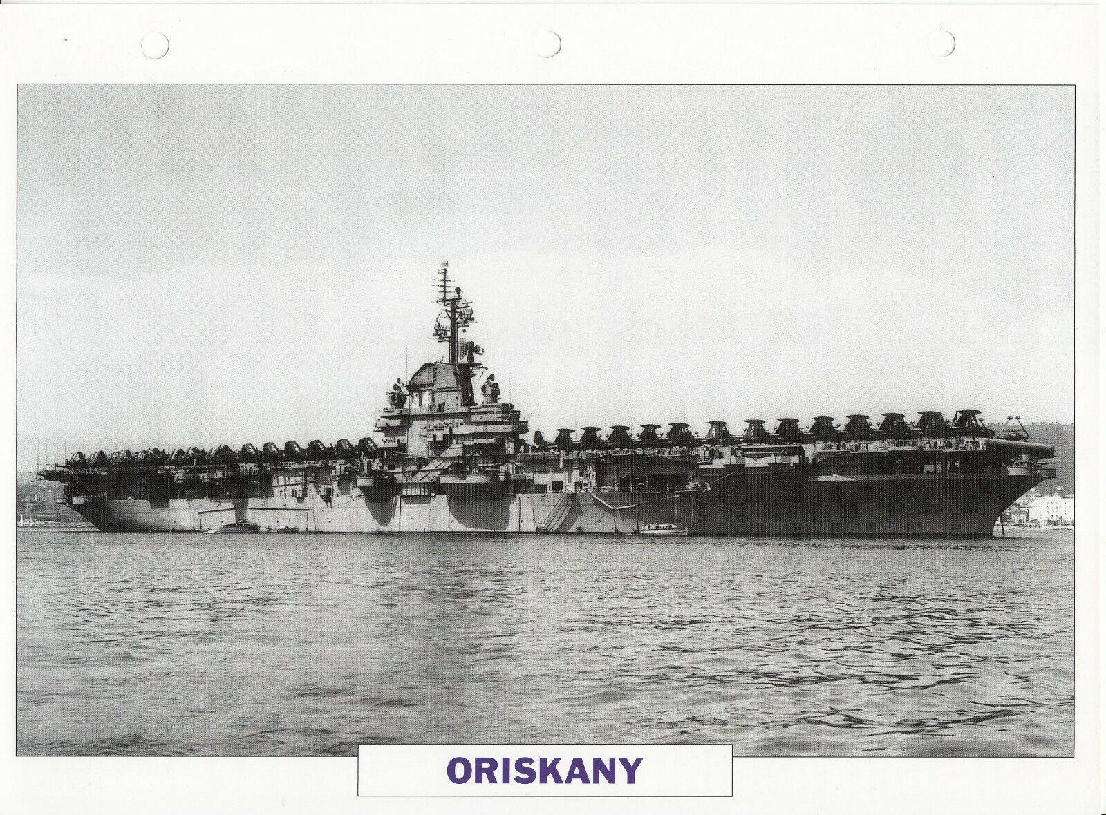 PHOTO BATEAU MILITAIRE PORTE AVIONS ORISKANY USA 1945 401780606405