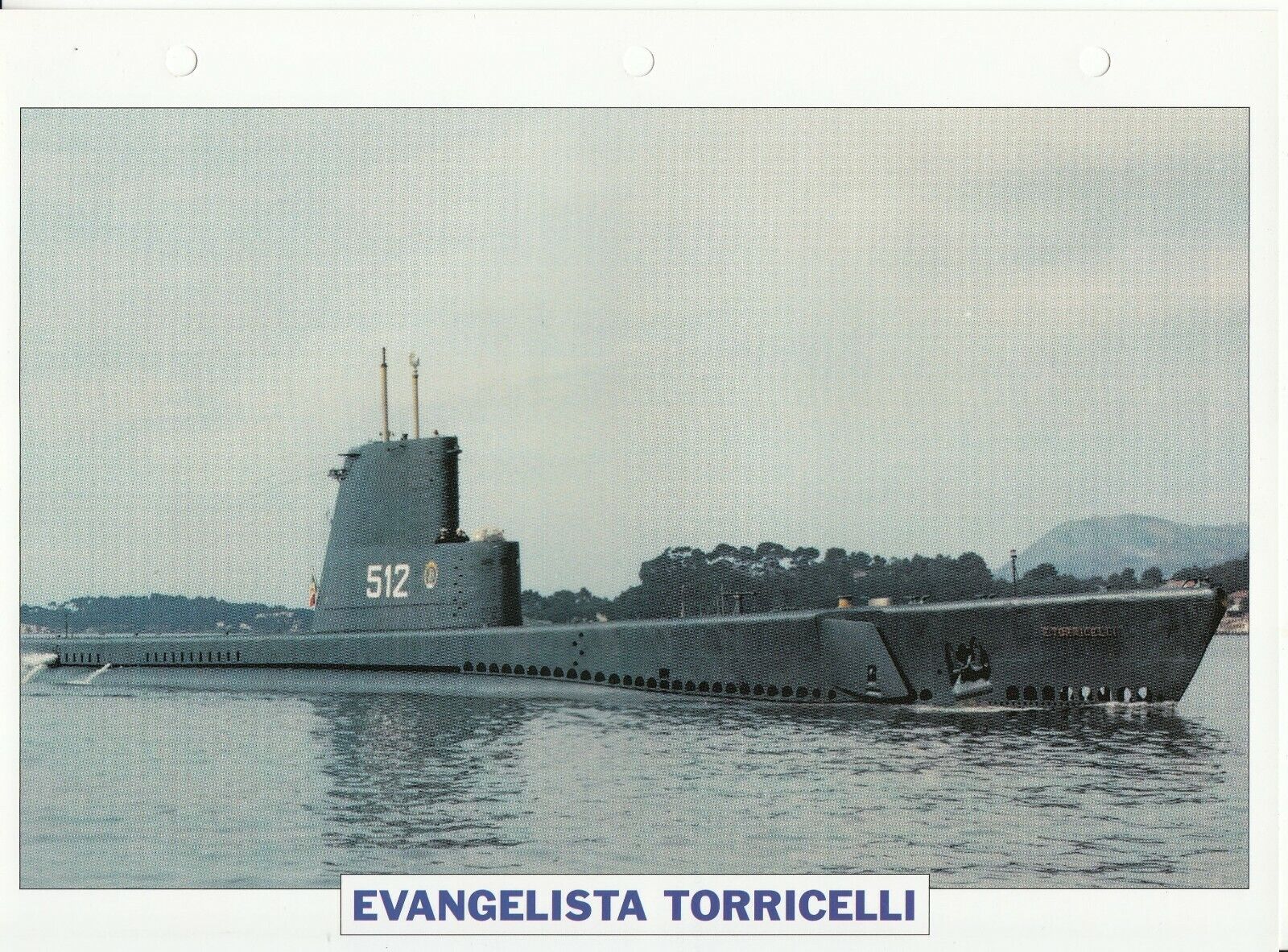 PHOTO BATEAU MILITAIRE SOUS MARIN EVANGELISTA TORRICELLI ITALIE 1944 401767842395