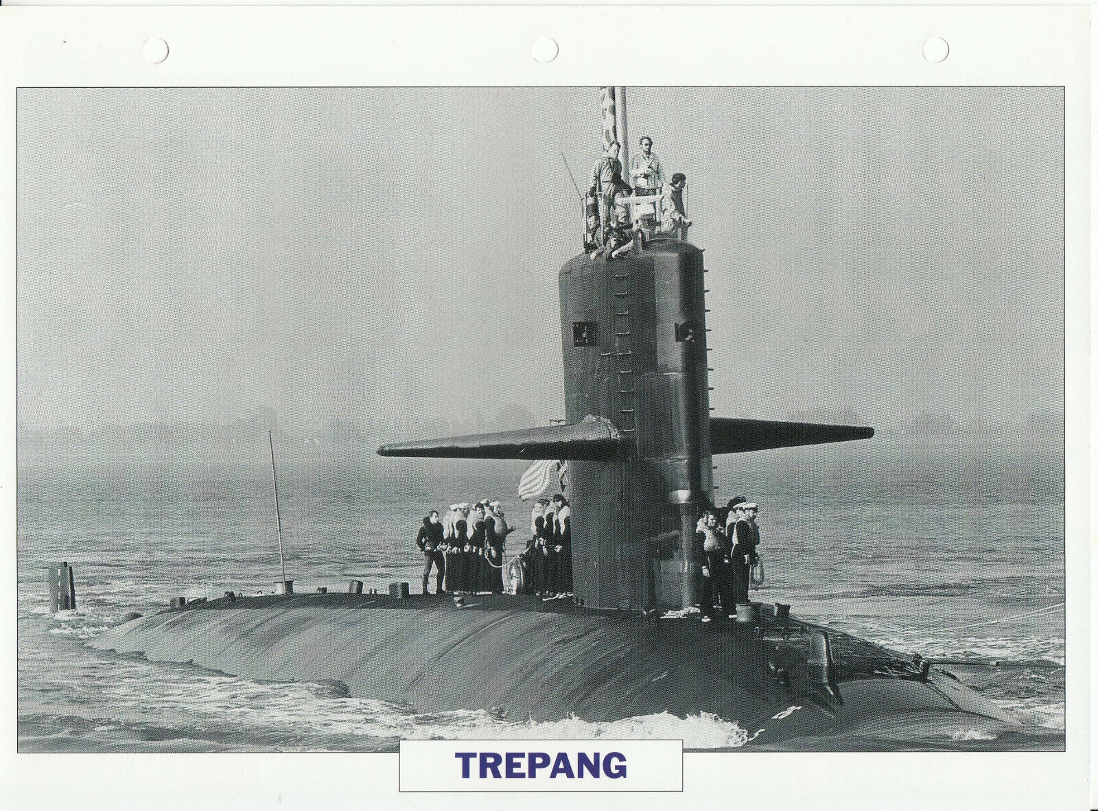 PHOTO BATEAU MILITAIRE SOUS MARIN TREPANG USA 1969 401769293125