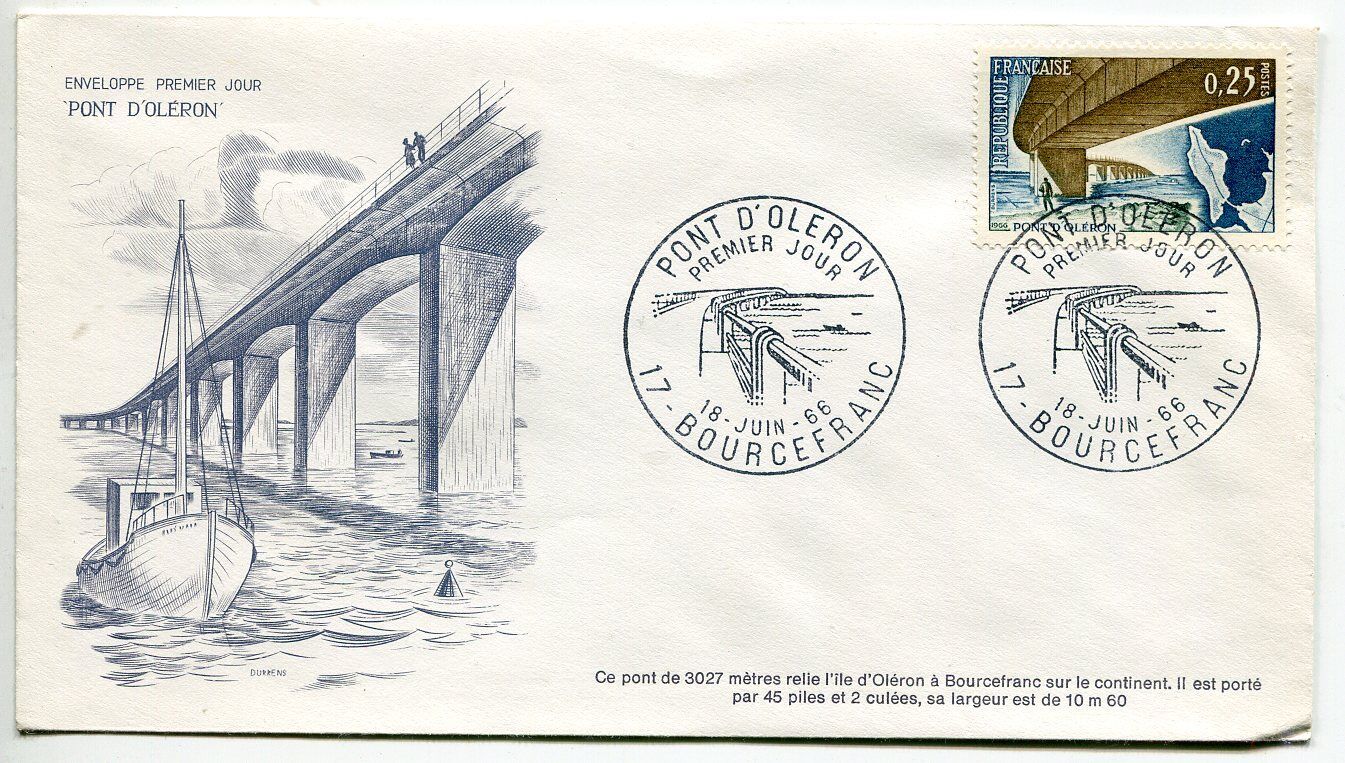 PREMIER JOUR 1966 PONT D OLERON 400487732925