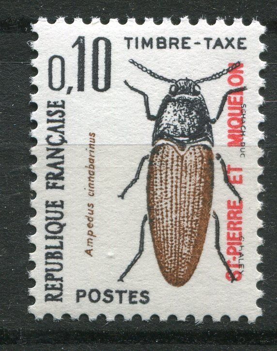 SAINT PIERRE ET MIQUELON TIMBRE TAXE NEUF N 82 INSECTE 400801983445