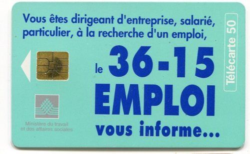 TELECARTE 50 36 15 EMPLOIS VOUS INFORME 120656540285