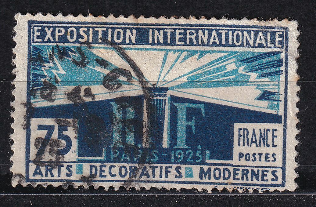 TIMBRE FRANCE OBLITERE N 215 EXPOSITION INTERNATIONALE PARIS 1925 125295021005