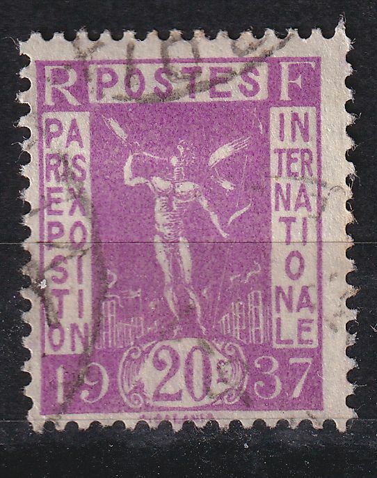 TIMBRE FRANCE OBLITERE N 322 EXPOSITION INTERNATIONALE PARIS 1937 125298031105