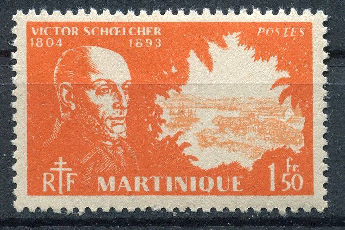 TIMBRE MARTINIQUE NEUF N 208 VICTOR SCHOELCHER ABOLISEUR DE L ESCLAVAGE 121269404415