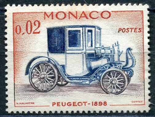 TIMBRE MONACO N 558 PEUGEOT 1898 400690627595