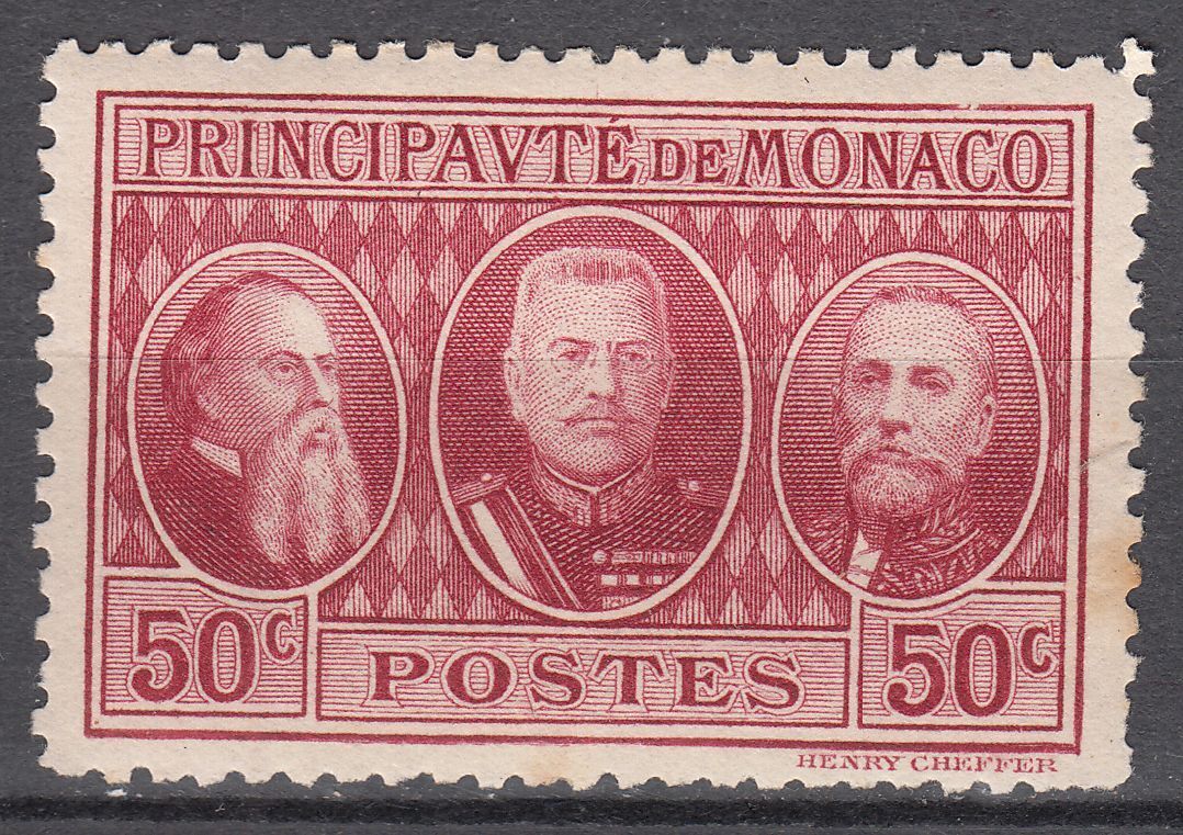 TIMBRE MONACO NEUF N 111 CHARLES III LOUIS II ALBERT I EXPO PHILATHELIQUE 401602492095