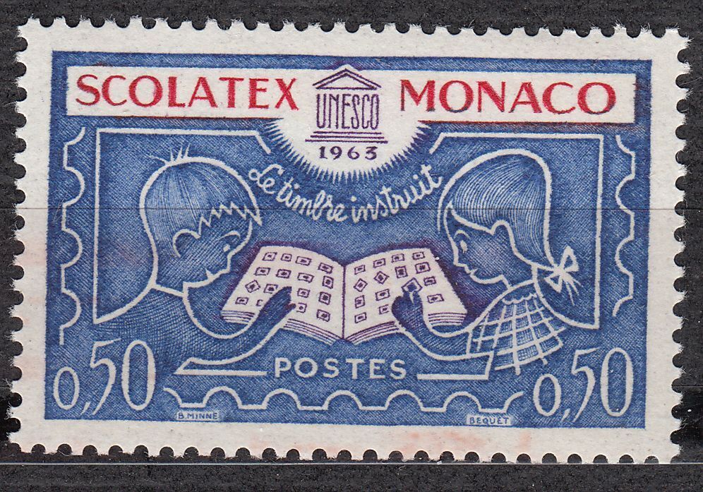 TIMBRE MONACO NEUF N 617 SCOLATEX PHILATELIE EDUCATIVE 401525219505