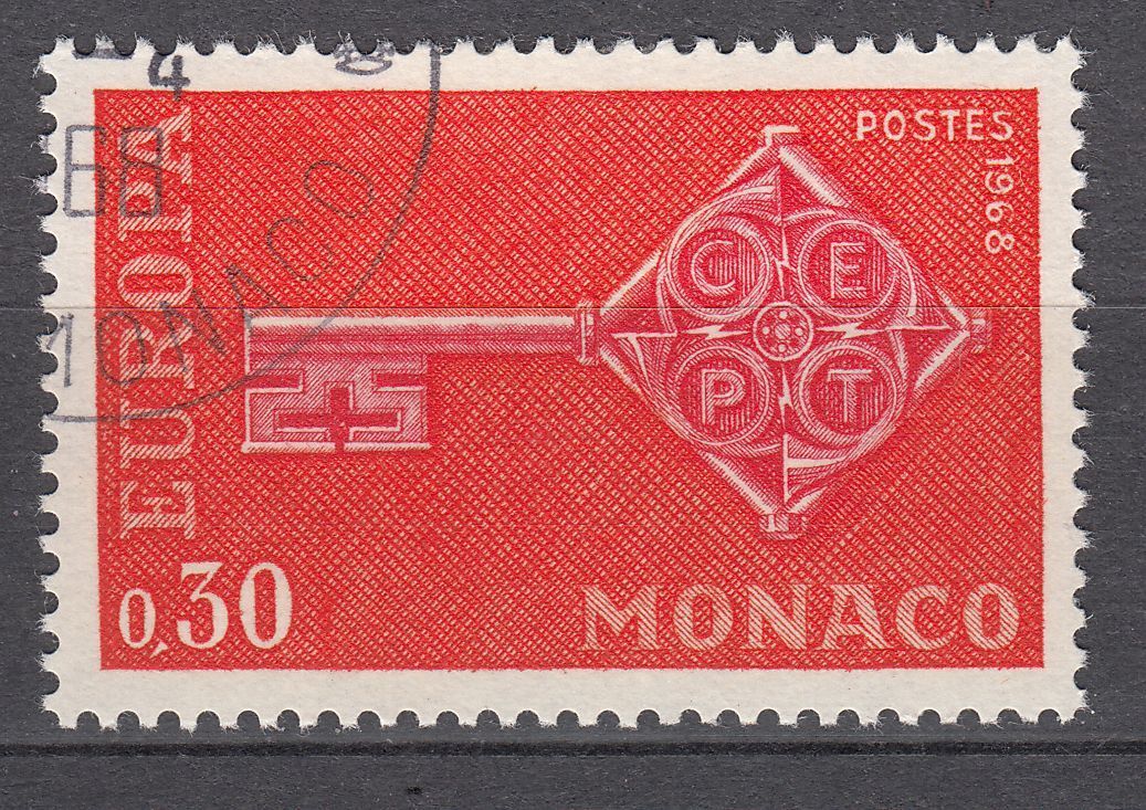 TIMBRE MONACO OBL N 749 EUROPA 401576078635