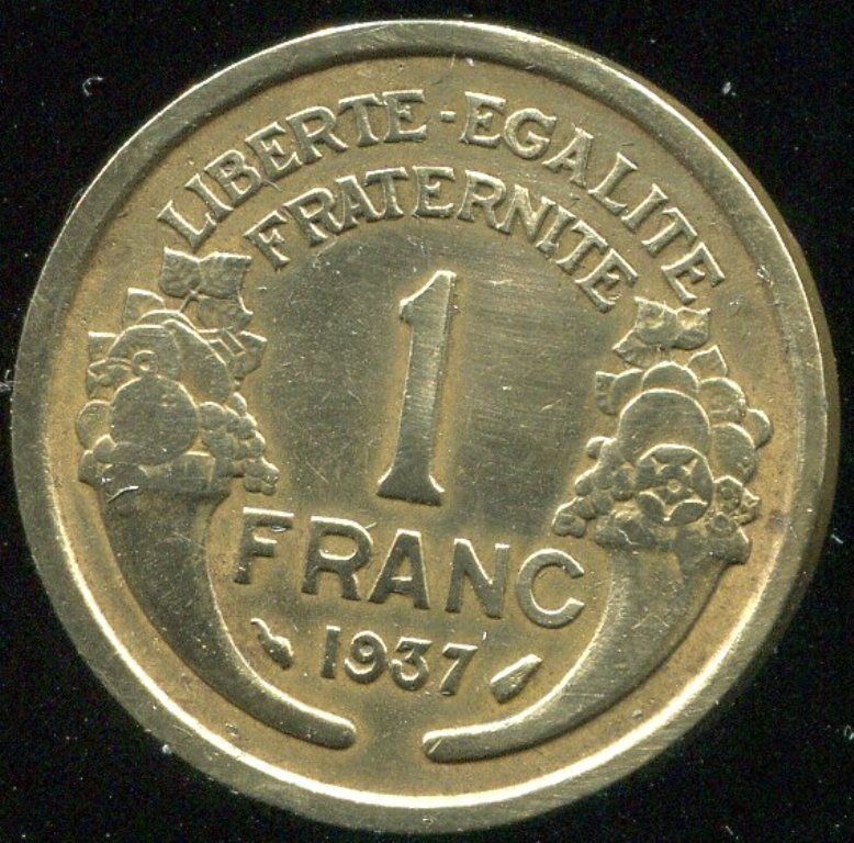 1 FRANC MORLON 1937 120810436566