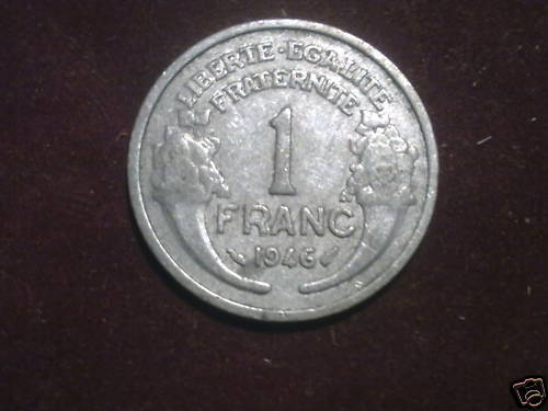 1 FRANC MORLON 1946 110613377966