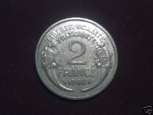 2 FRANCS MORLON 1946 110613376316