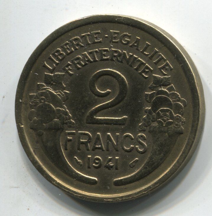 2 FRANCS MORLON CUPRO ALU 1941 120910151146