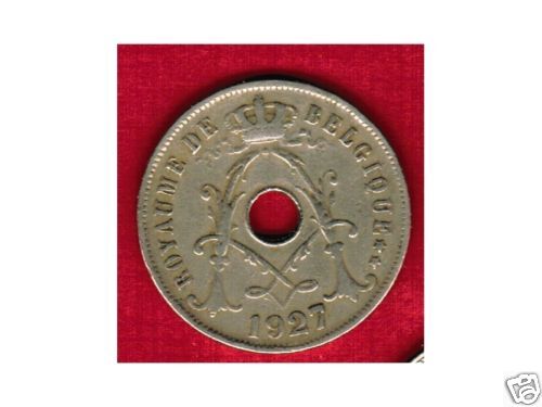 25 CENTIMES BELGE 1927 110613376306