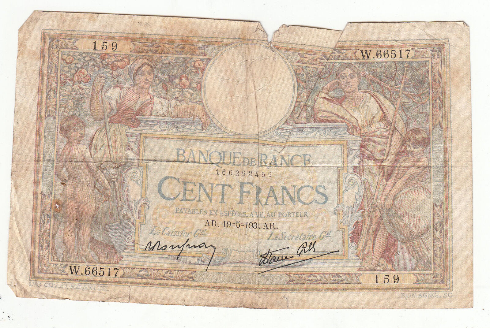 BILLET FRANCE 100 FRANCS MERSON 19 5 1939 AR 122398146776