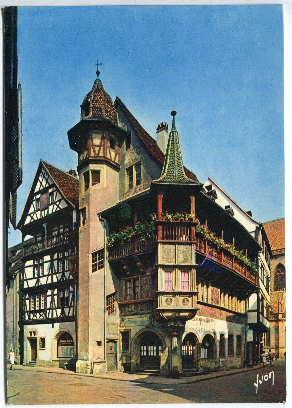 CARTE PHILATELIQUE 47 CONGRES COLMAR MAISON PFISTER 400736230566