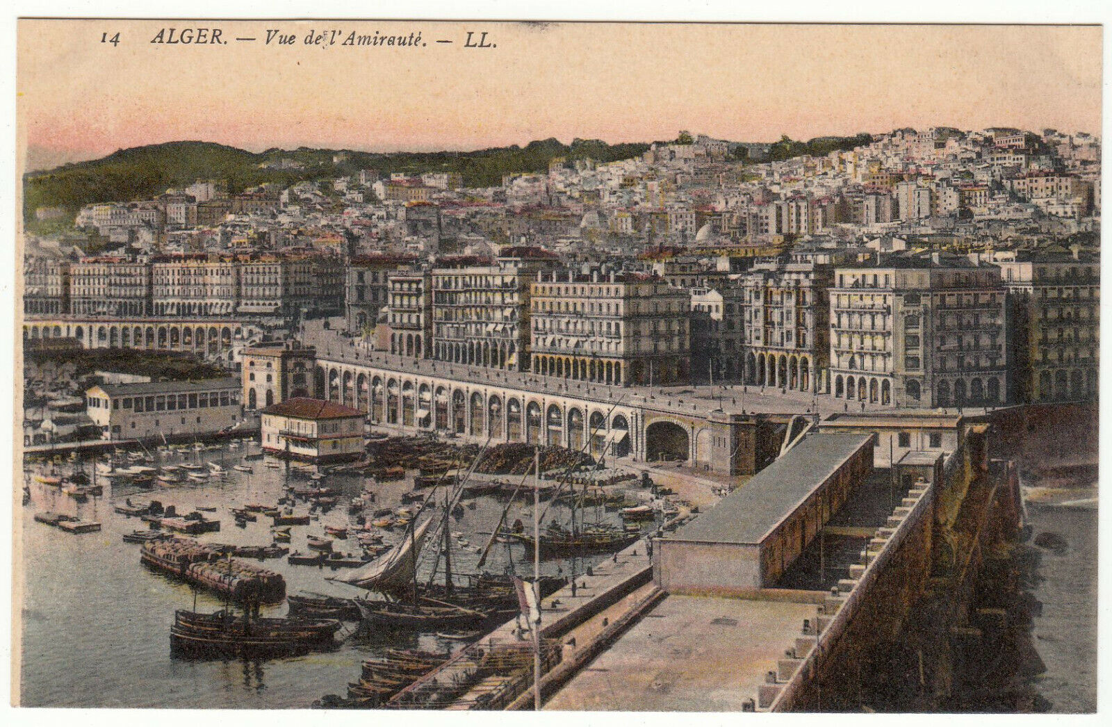 CARTE POSTALE ALGER VUE DE L AMIRAUTE 123959626896