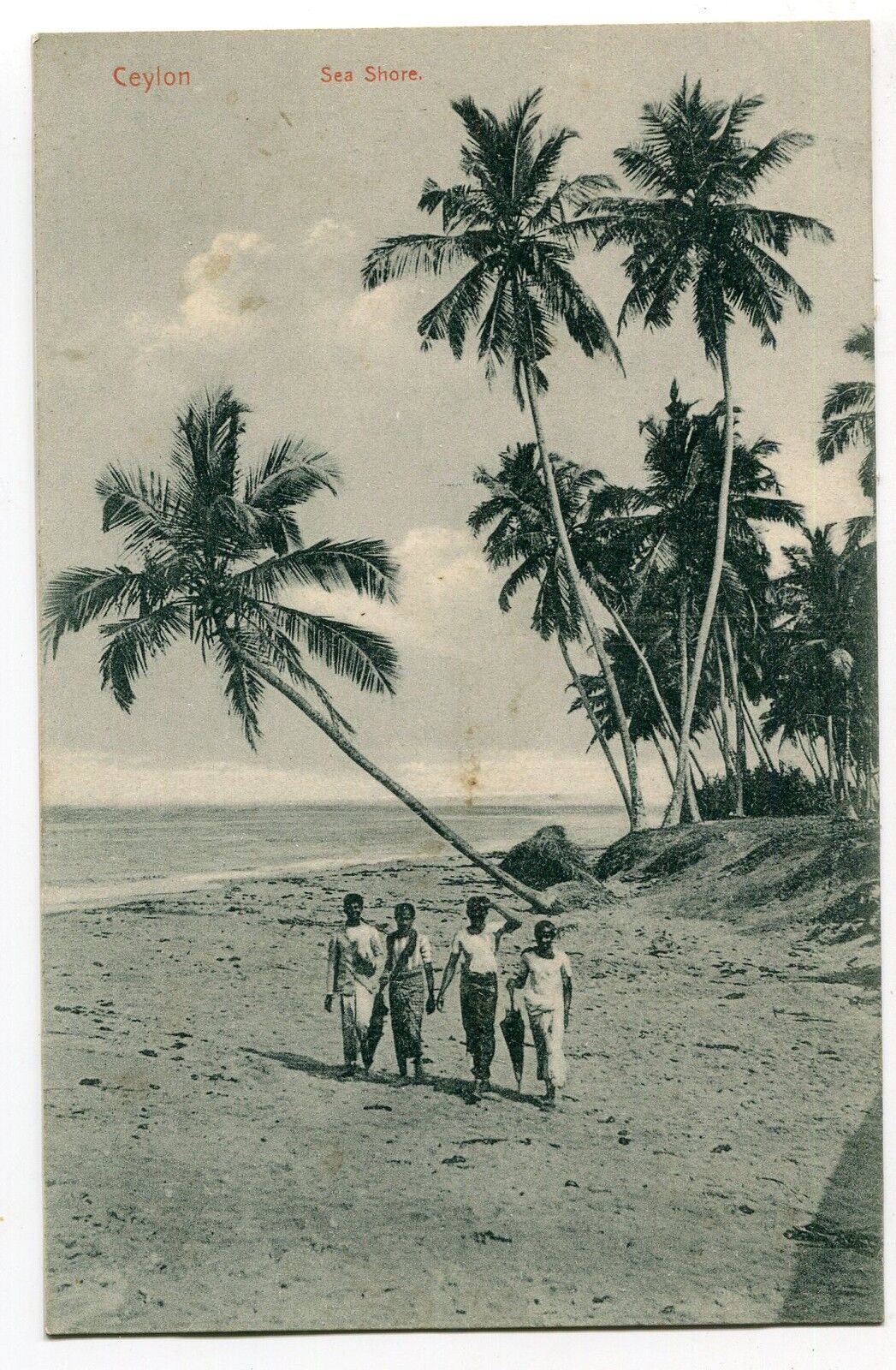 CARTE POSTALE ASIE SRI LANKA CEYLAN CEYLON SEA SHORE 121490800386