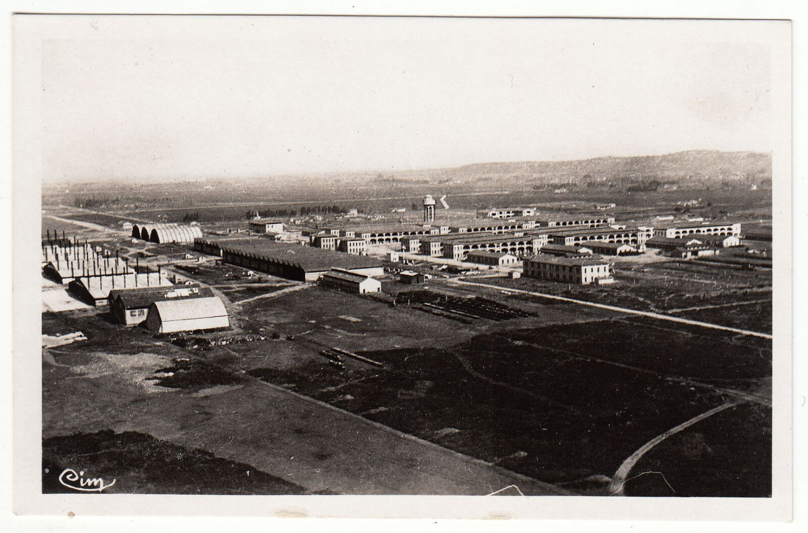 CARTE POSTALE AVIATION ISTRES VUE AERIENNE DU CAMP 122302622576