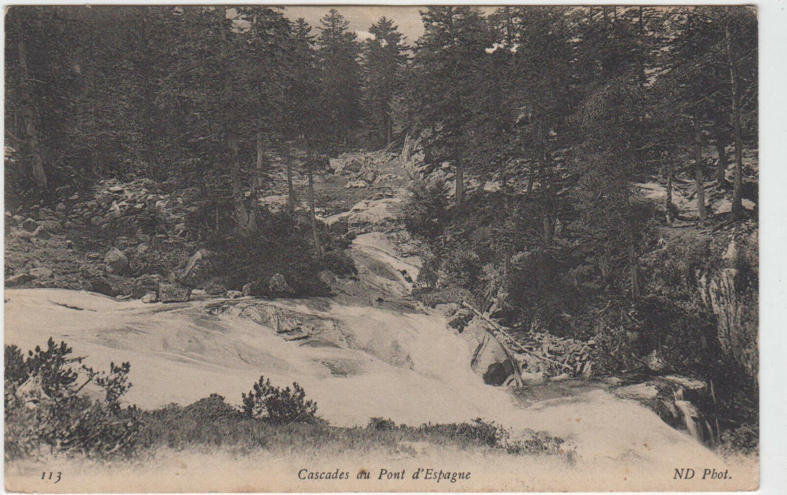 CARTE POSTALE CASCADES DU PONT D ESPAGNE 123914939976