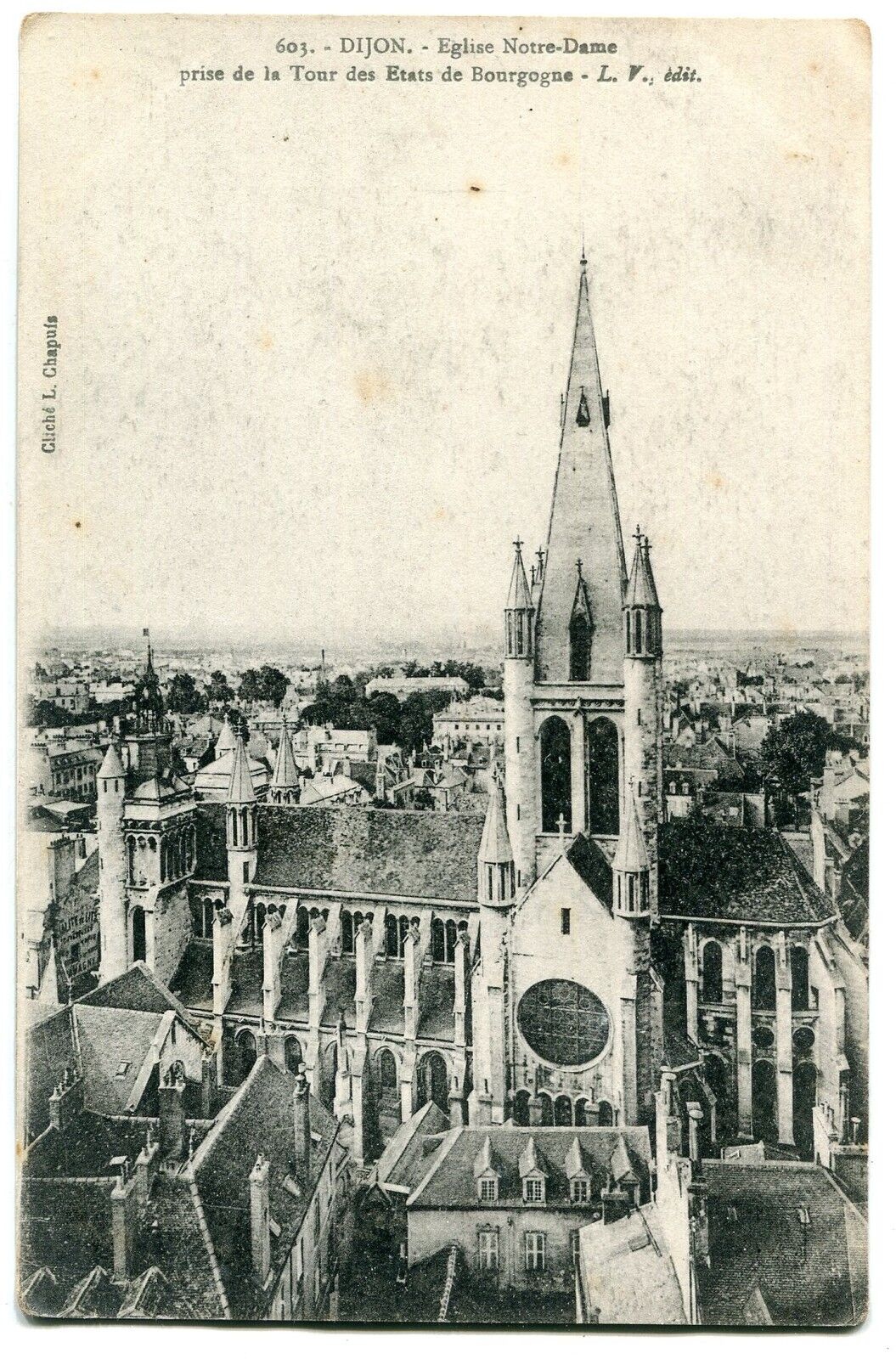 CARTE POSTALE DIJON EGLISE NOTRE DAME 400815879246