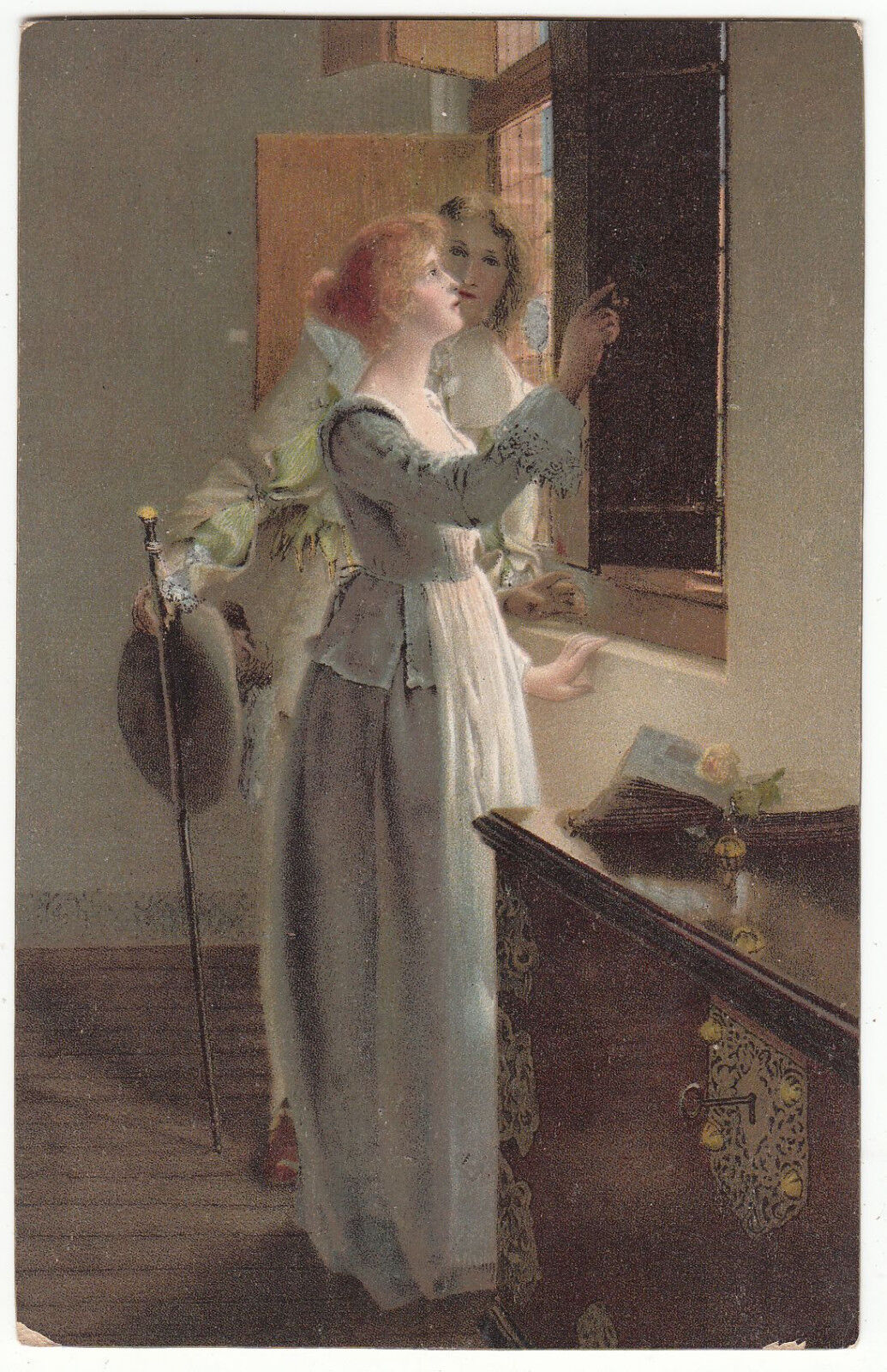 CARTE POSTALE FANTAISIE ALLEMAGNE SIR LAURENS ALMA TADEMA 401242141936