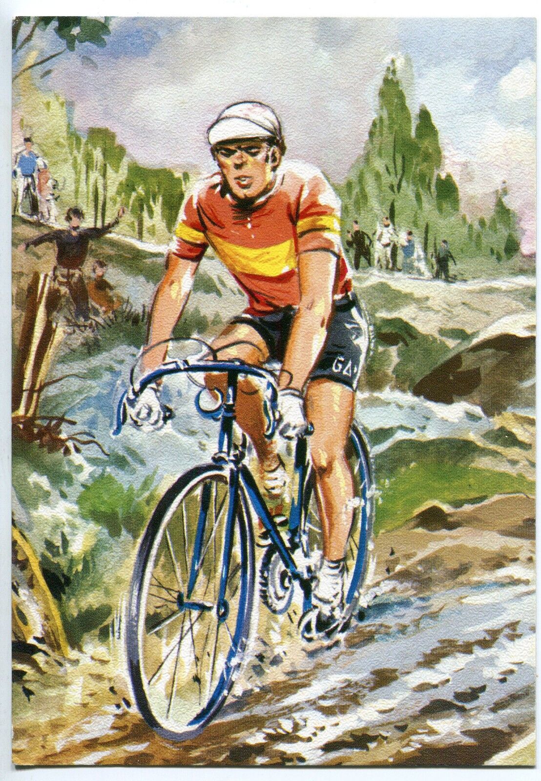 CARTE POSTALE FANTAISIE VELO CYCLES SERIE 5436 MD PARIS 400845896106