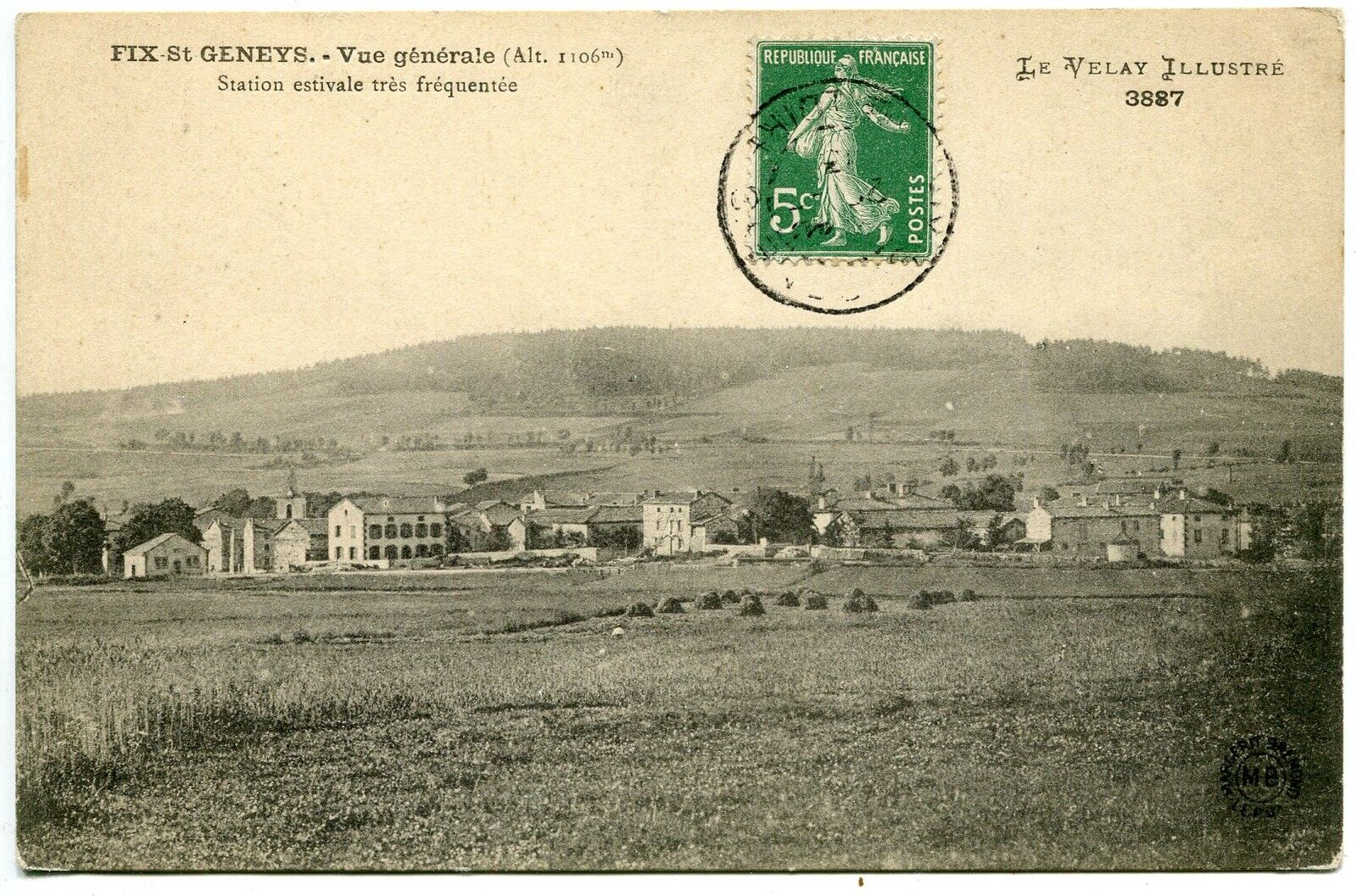 CARTE POSTALE FIX SAINT GENEYS VUE GENERALE 121507261286