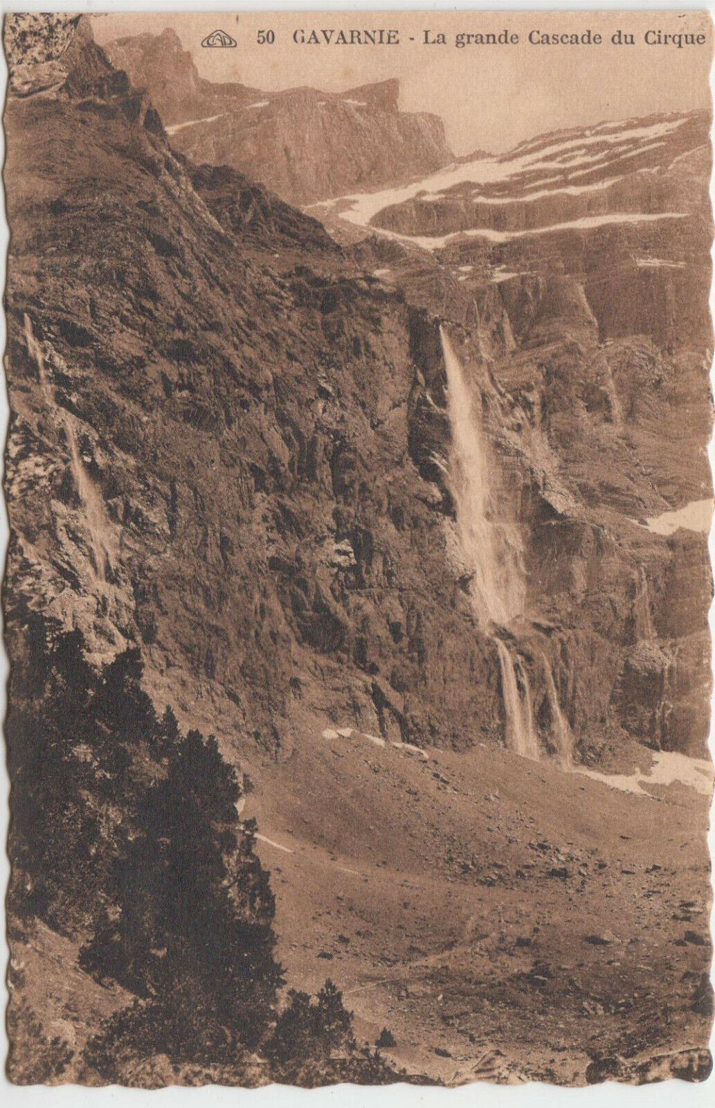 CARTE POSTALE GAVARNIE LA GRANDE CASCADE DU CIRQUE 401920698986