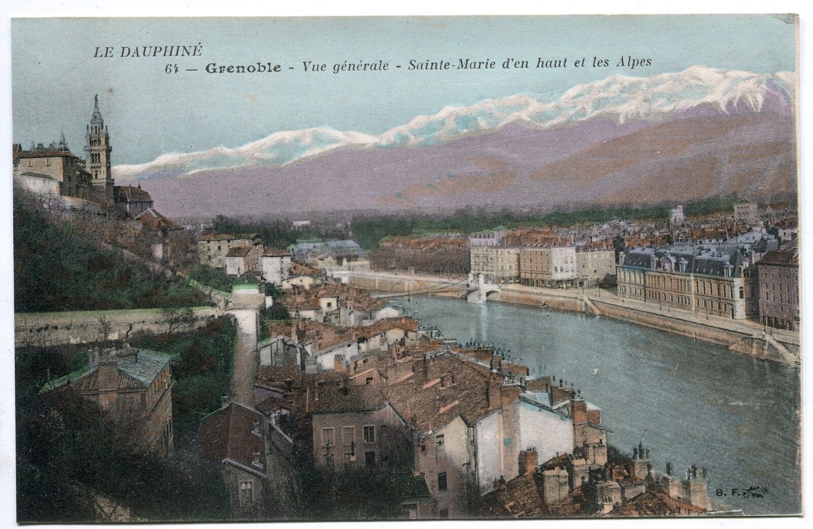 CARTE POSTALE GRENOBLE VUE GENERALE SAINTE MARIE D EN HAUT ET LES ALPES 124177049136