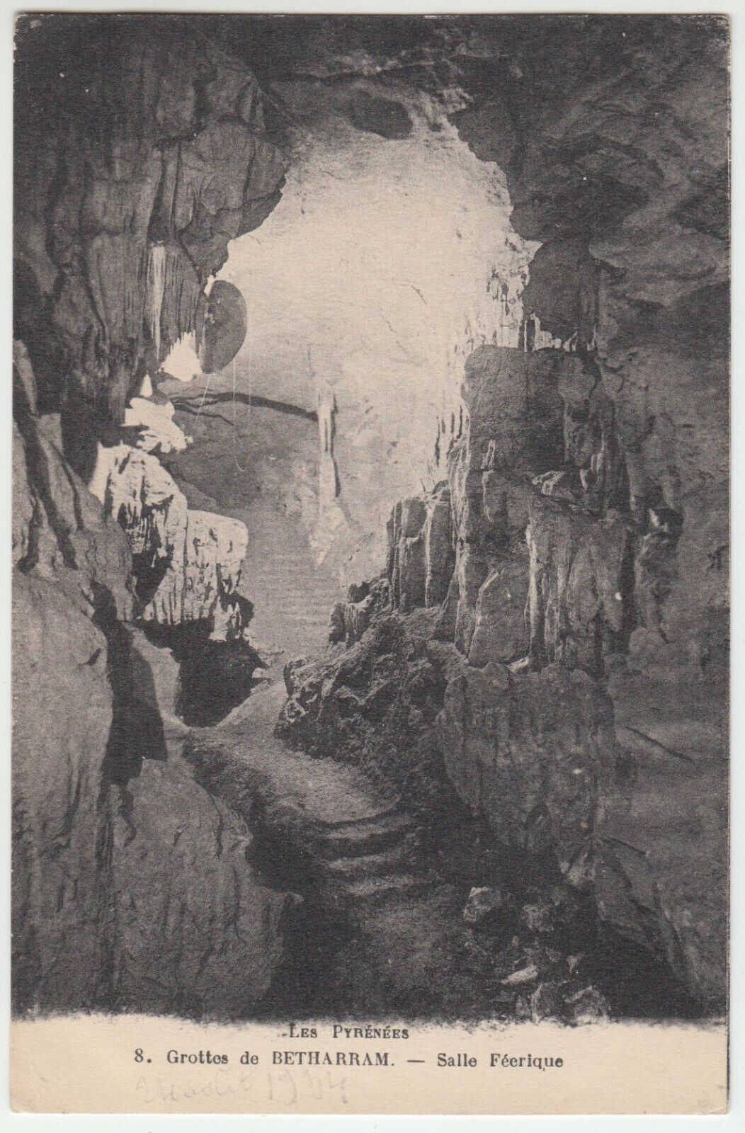 CARTE POSTALE GROTTES DE BETHARRAM SALLES FEERIQUE 124089963186