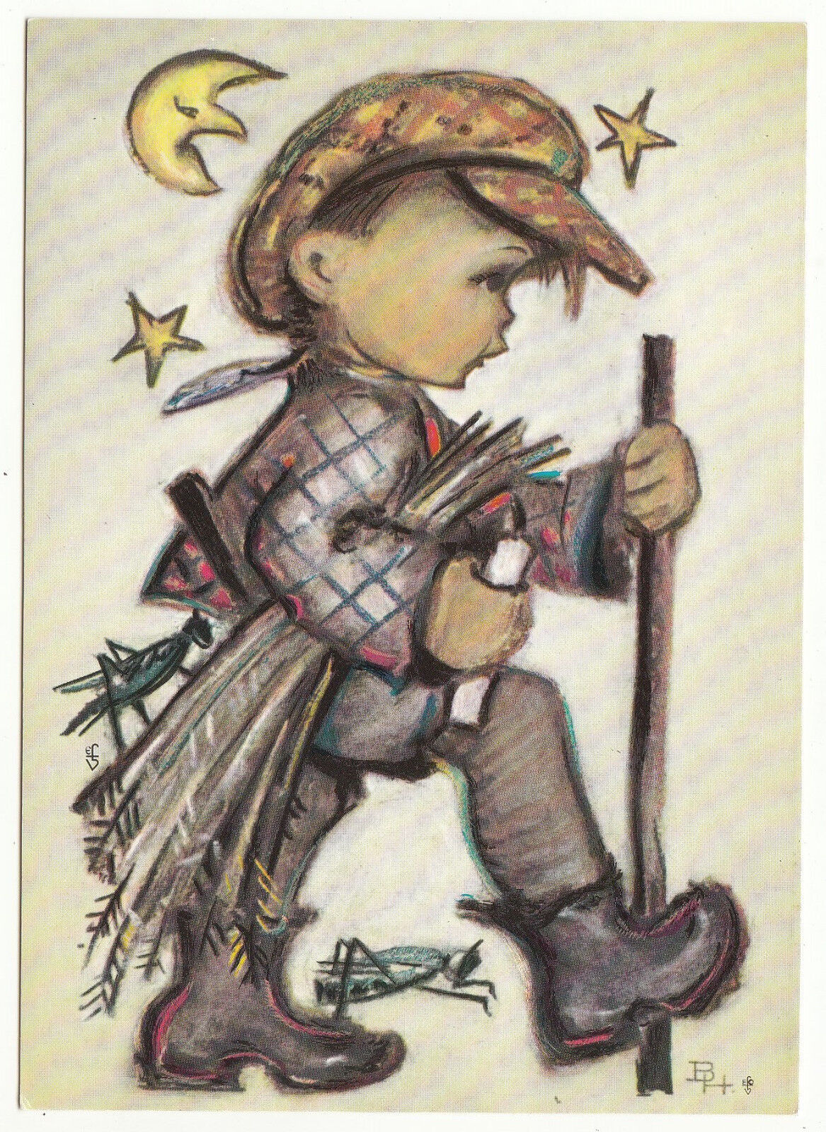 CARTE POSTALE ILLUSTRATEUR HUMMEL AUF HEIMLICHEN WEGEN ON FURTIVE WAYS 401484186556