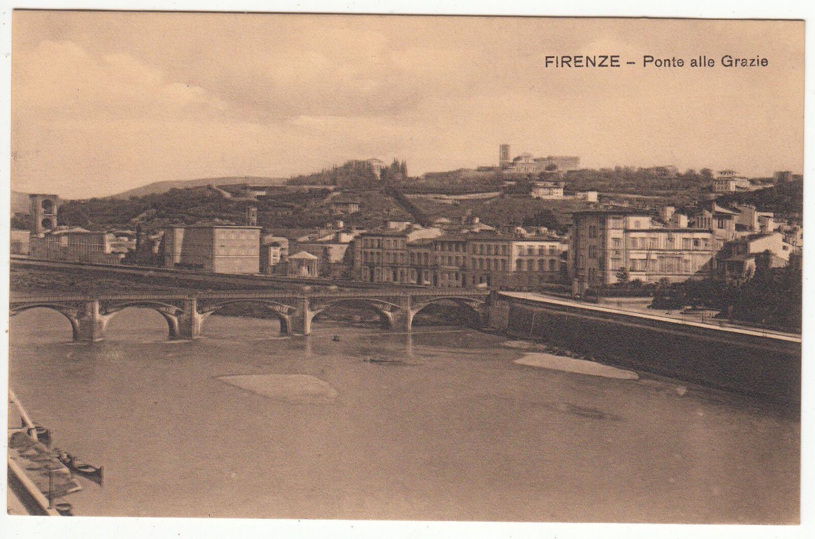 CARTE POSTALE ITALIE FIRENZE PONTE ALLE GRAZIE 122264587996