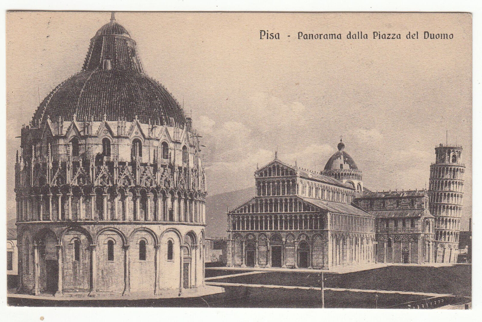 CARTE POSTALE ITALIE PISA PANORAMA DALLA PIAZZA DEL DUOMO 401241222026