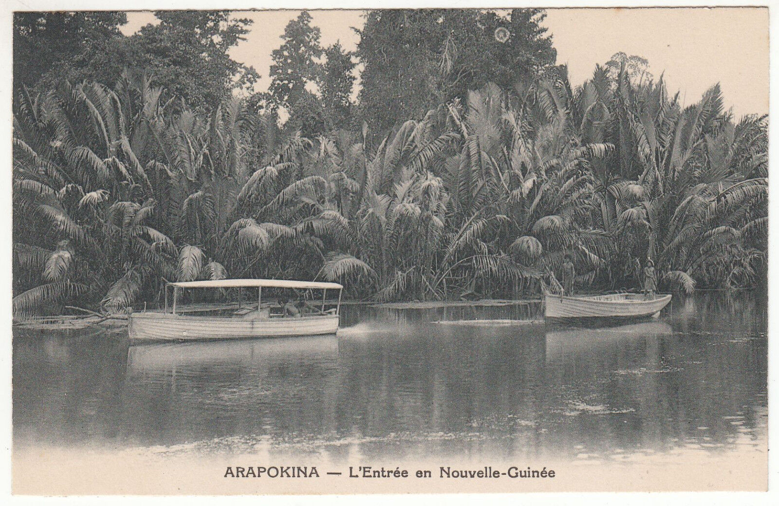 CARTE POSTALE PAPOUASIE ARAPOKINA L ENTREE EN NOUVELLE GUINEE 122573311876