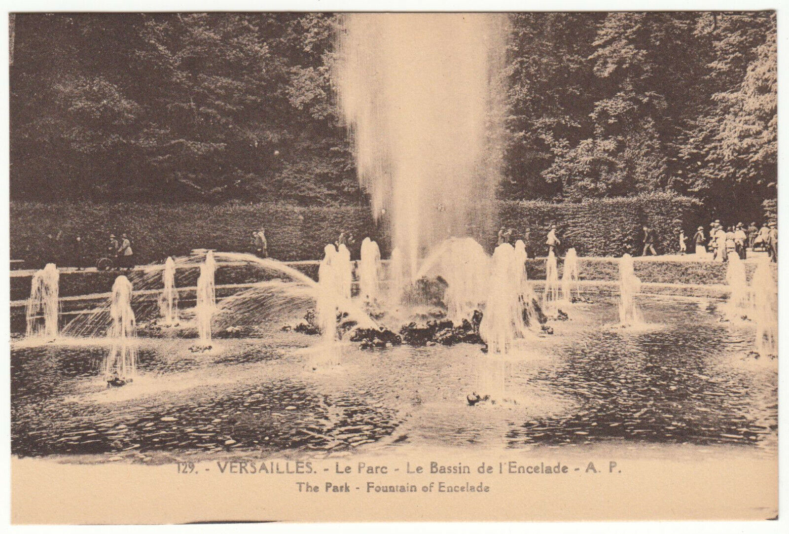 CARTE POSTALE PARC DE VERSAILLE LE BASSIN DE L ENCELADE 402016772256